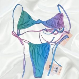 tiger mist samira bikini top and bottom set size xxs for both